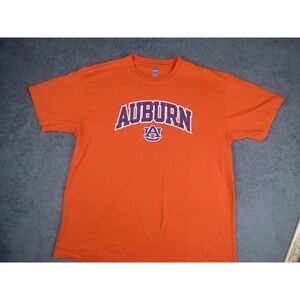 Auburn Tigers T-Shirt Mens XL Orange Short Sleeve Cotton KA Inc Tee NCAA